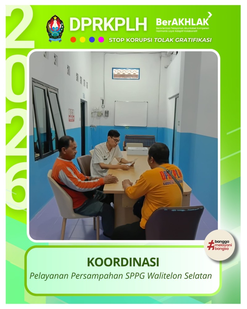 Koordinasi pelayanan Persampahan SPPG Walitelon Selatan