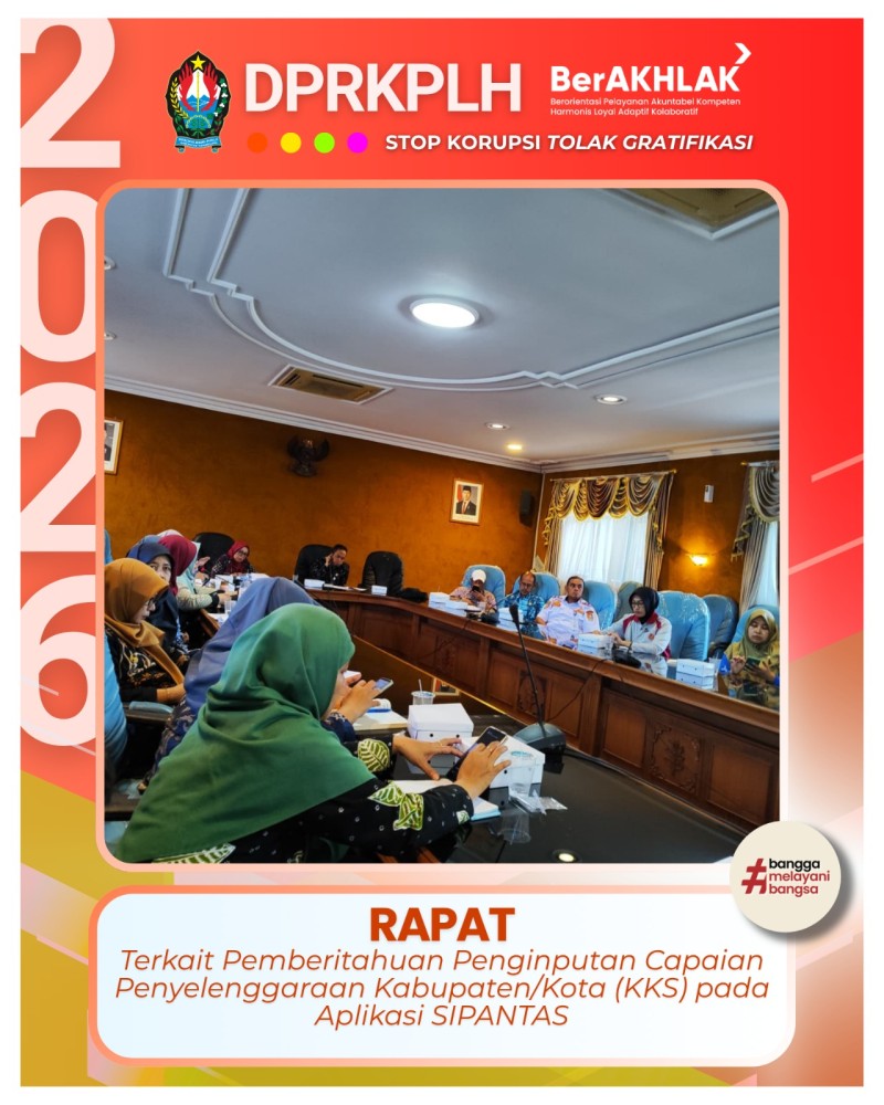 Optimalkan Aplikasi SIPANTAS, Forum Kabupaten Sehat Perkuat Koordinasi Data Dukung