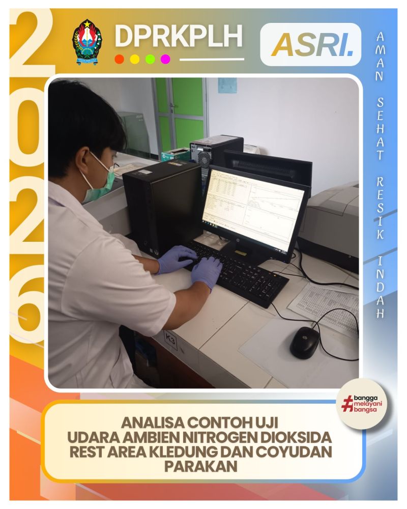 Laporan Analisis Contoh Uji Udara Ambien Analis Laboratorium DPRKPLH Temanggung