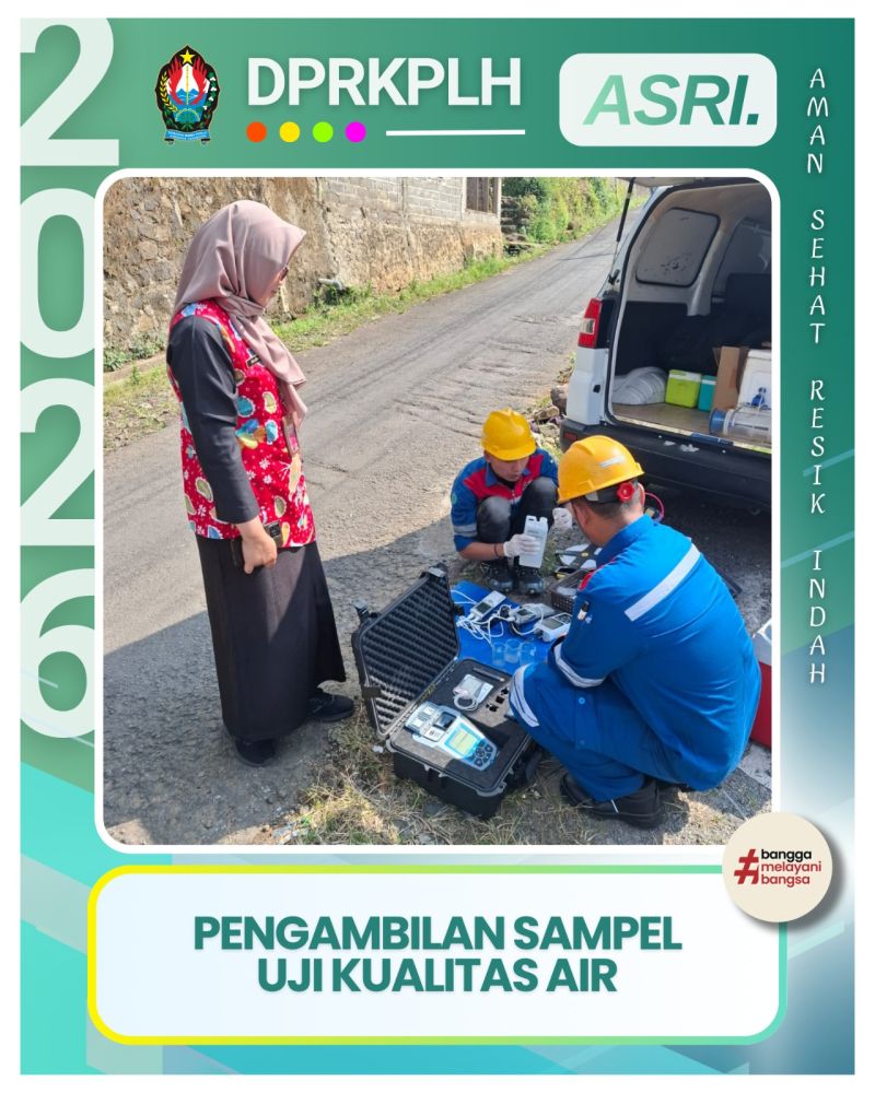 DPRKPLH Temanggung Ambil Sampel Air di Desa Lempuyang, Jaga Sungai dari Pencemaran