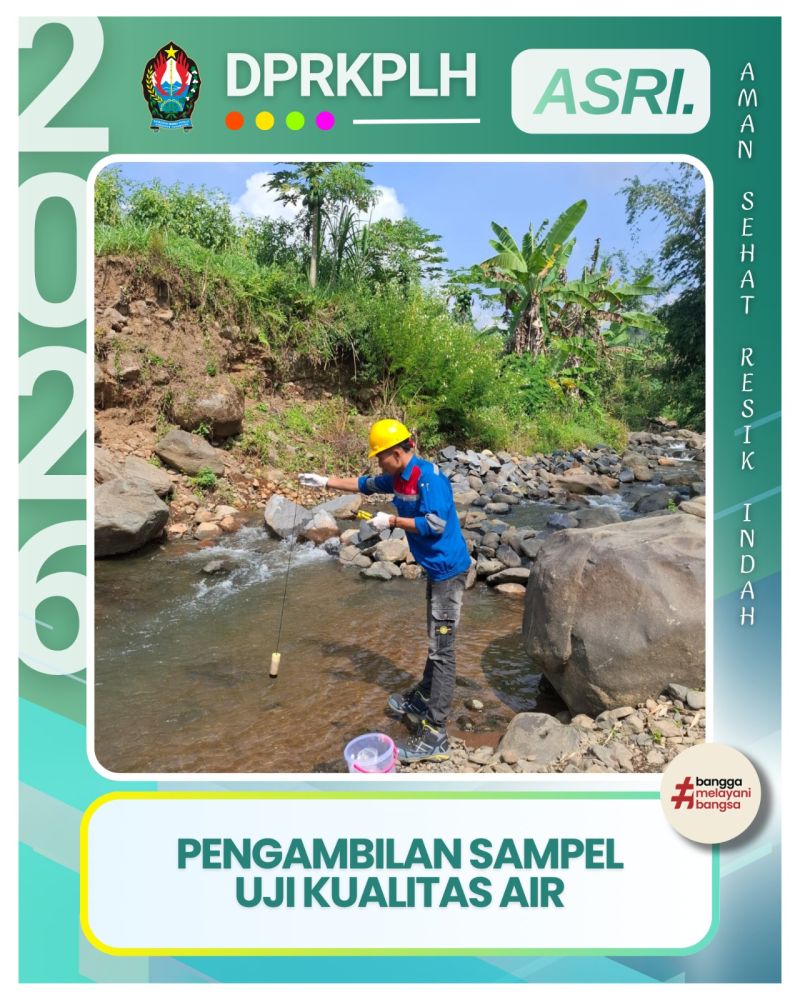 DPRKPLH Temanggung Cek Kualitas Air Sungai di Wonoboyo, Antisipasi Pencemaran Lingkungan