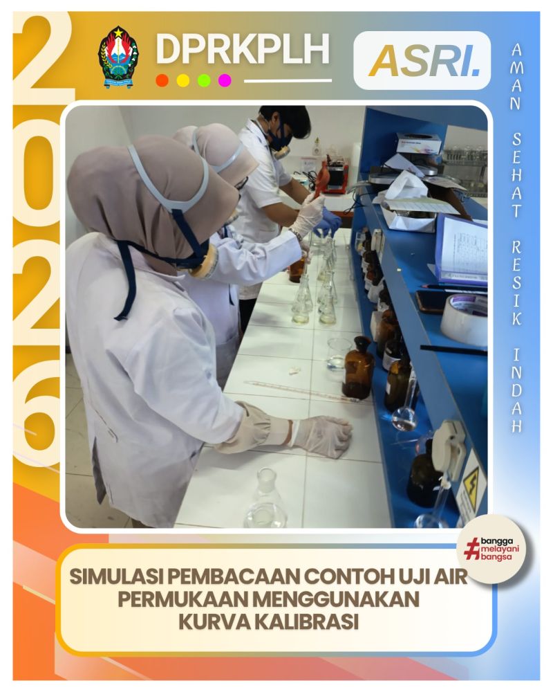UPT Laboratorium Edukasikan Metode Pembacaan Uji Air Menggunakan Kurva Kalibrasi