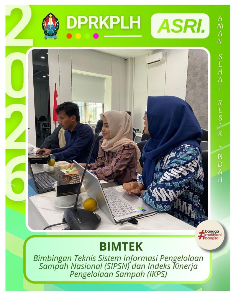 DPRKPLH Temanggung Mengikuti Bimtek SIPSN dan IKPS Kementerian Lingkungan di Sleman