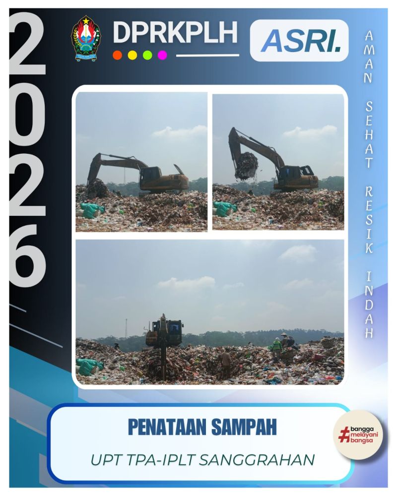 Penataan Sampah di TPA Sanggrahan Jamin Kelancaran Operasional Harian