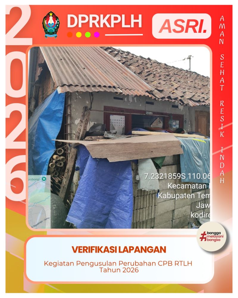 Pastikan Tepat Sasaran, Bidang Perkim DPRKPLH Verifikasi Lapangan Calon Penerima Bantuan RTLH