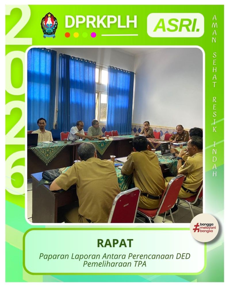 DPRKPLH Gelar Rapat Paparan Perencanaan DED Pemeliharaan TPA Sanggrahan