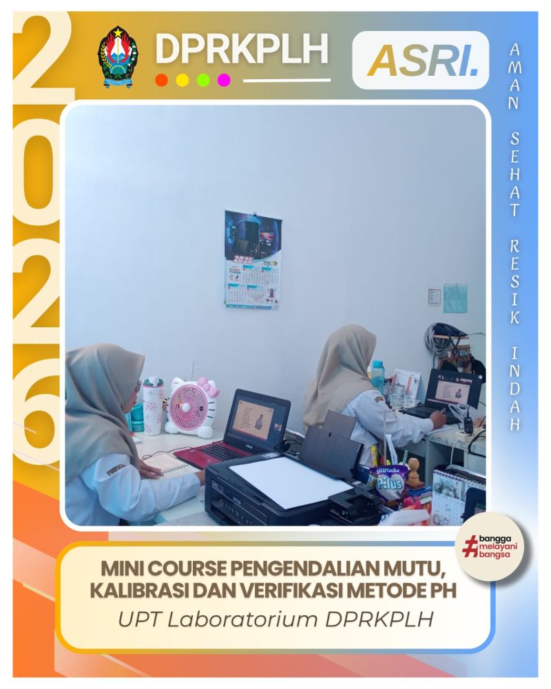 Personel Laboratorium DPRKPLH Ikuti Mini Course Pengukuran pH Secara Daring