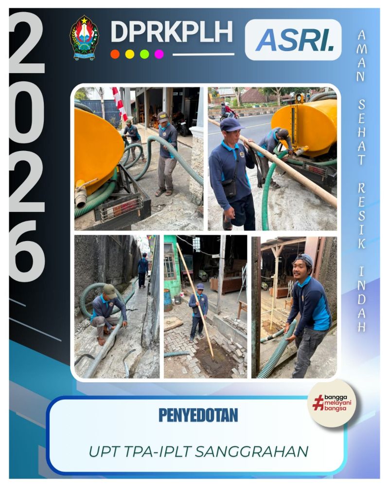 IPLT Sanggrahan Berikan Layanan Sedot Tinja Sesuai Perda Terbaru