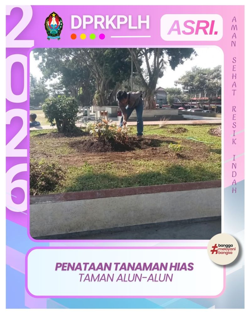 Bikin Makin Betah! Penataan Tanaman Hias di Alun-Alun Temanggung
