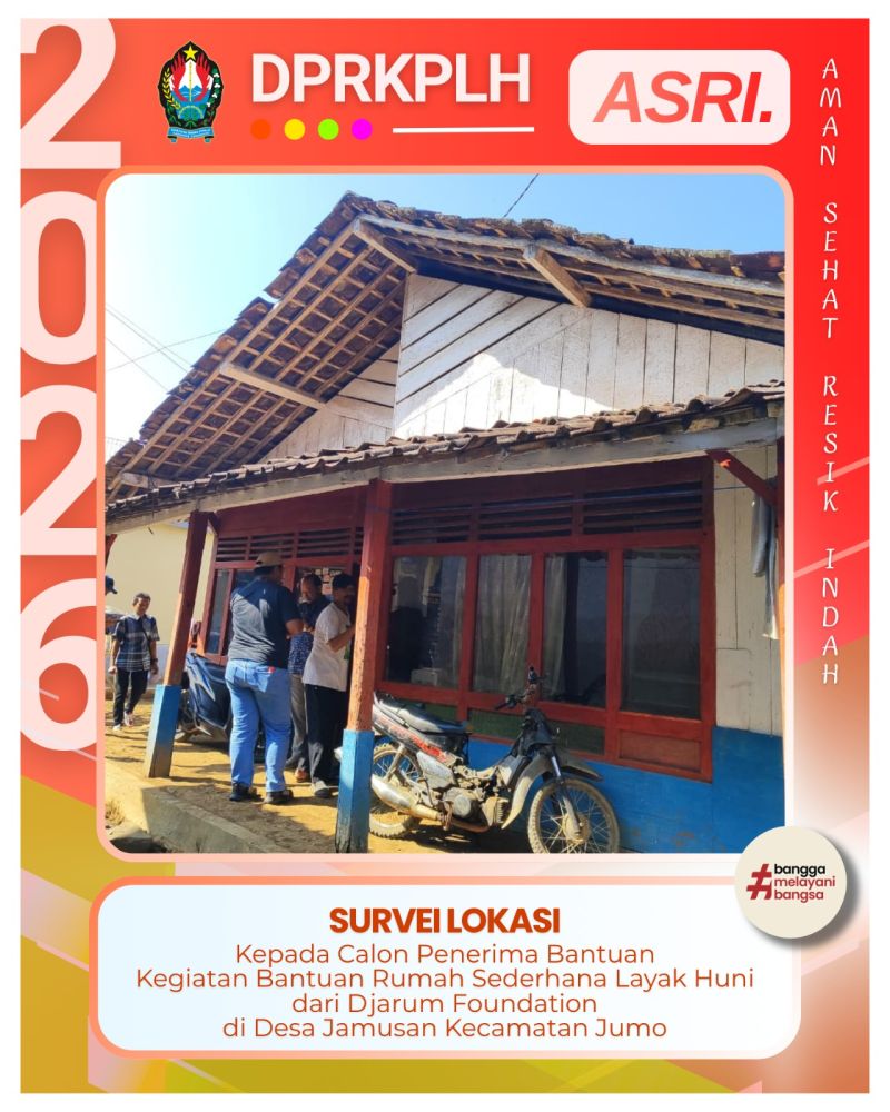 Sinergi Pemprov Jateng dan Djarum Foundation Survei Calon Penerima Bantuan RSLH di Desa Jamusan