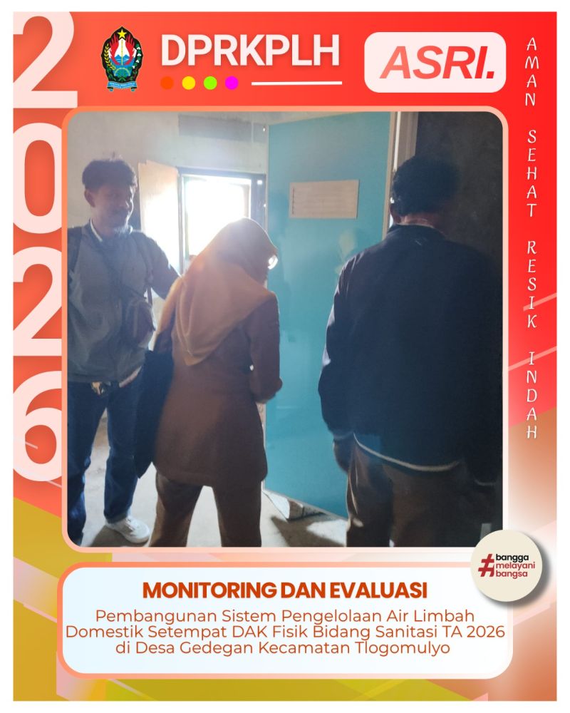 Kawal Progres Fisik Sanitasi, Tim Teknis Tinjau Pembangunan SPALD-S Tlogomulyo