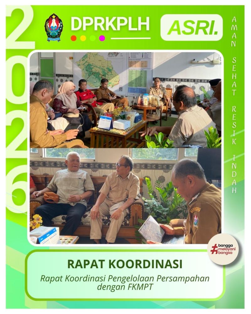 DPRKPLH Temanggung Gelar Rakor Pengelolaan Sampah Bersama FKMPT, Fokus pada Edukasi Usia Dini