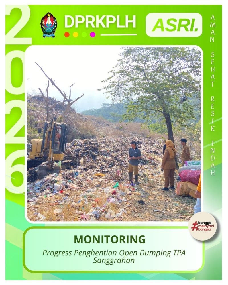 Bidang KPP DPRKPLH Monitoring Progress Penghentian Sistem Open Dumping TPA Sanggrahan Temanggung