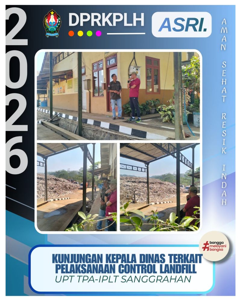 Komitmen Pelayanan Publik, Kepala Dinas DPRKPLH Tinjau Area Operasional dan Perkantoran TPA Sanggrahan