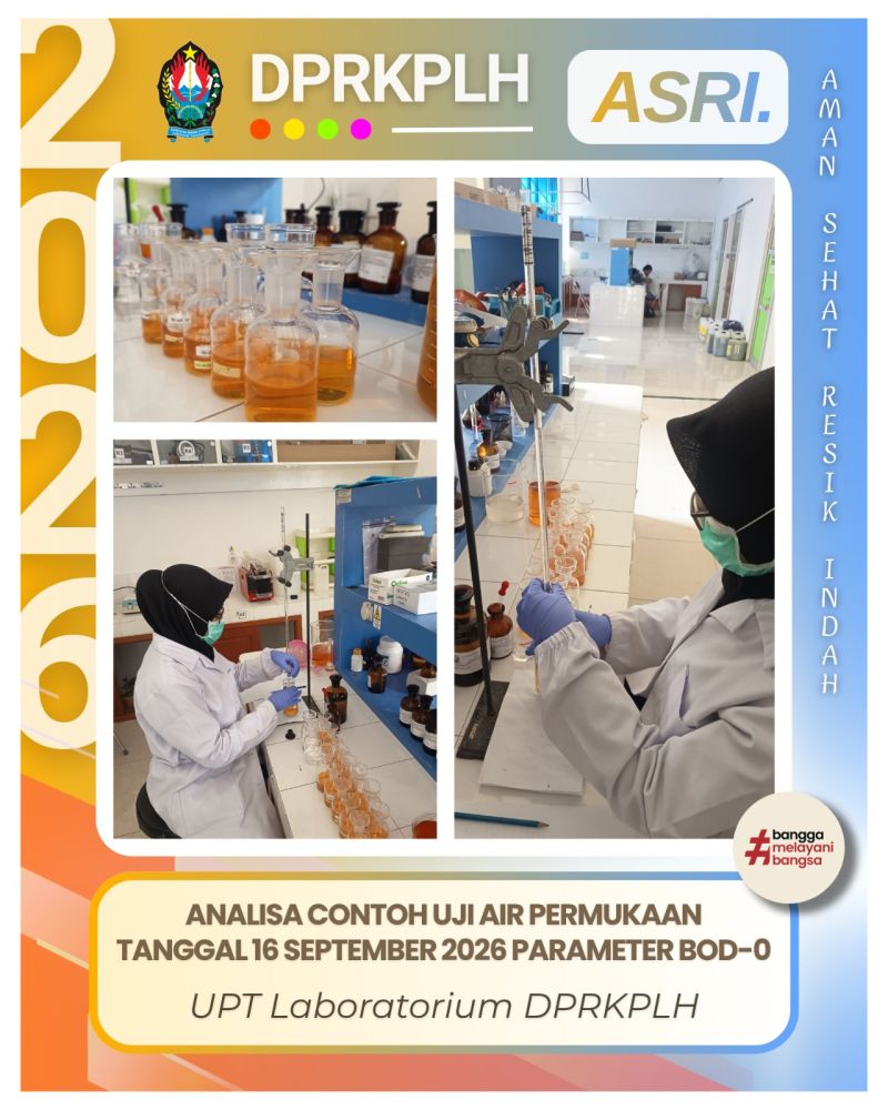 Lanjutan Uji Sungai Progo: Tiga Sampel Air Jalani Analisa Parameter BOD-0 di Lab DPRKPLH Temanggung