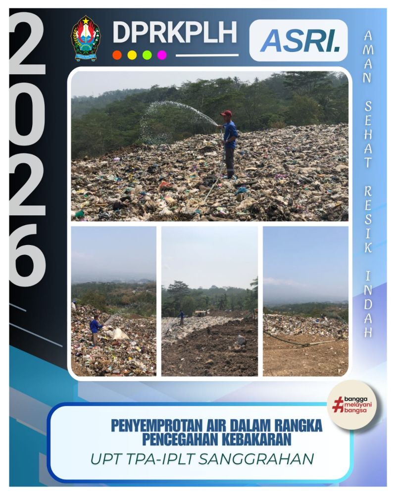 Penyemprotan Masif Zona 3: Cara TPA Sanggrahan Antisipasi Titik Api di Musim Panas