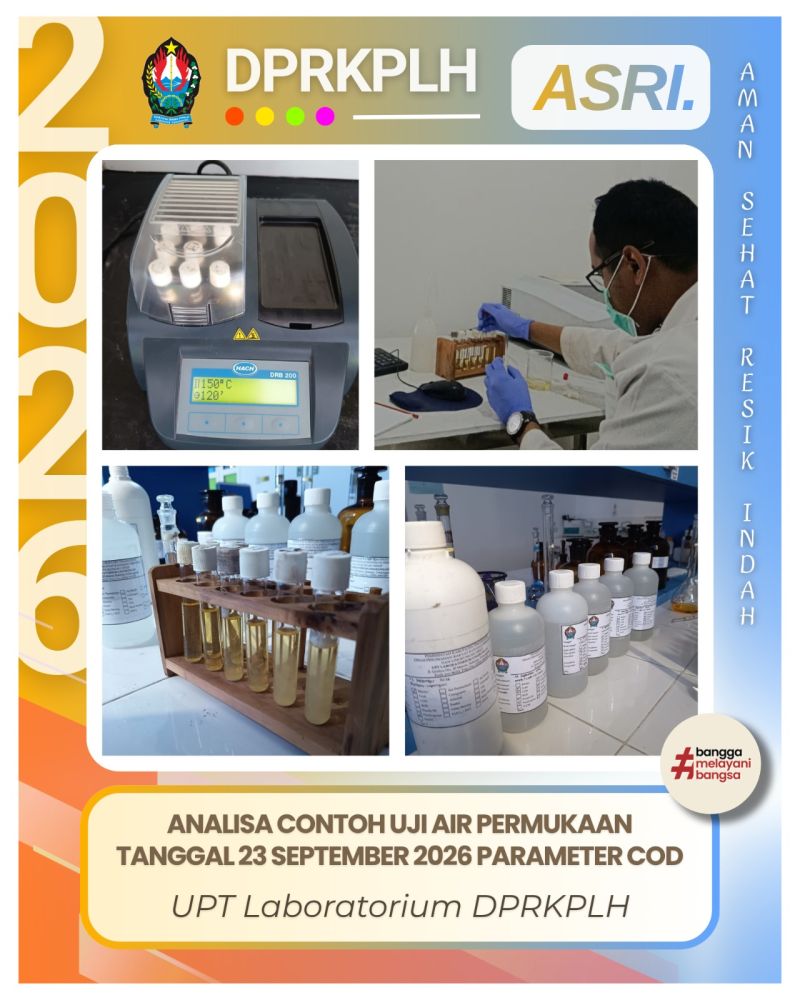 Laboratorium DPRKPLH Bergerak: Analisis Parameter COD di Tiga Titik Aliran Sungai