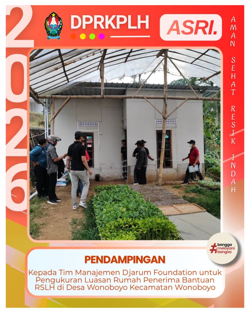 Pendampingan Pengukuran Luasan Rumah Calon Penerima Bantuan RSLH Djarum Foundation di Kecamatan Wonoboyo