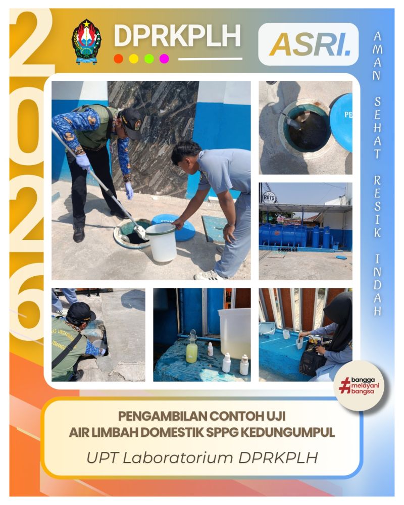 Pengambilan Sampel Limbah Domestik di Kedungumpul Guna Persyaratan Penambahan Ruang Lingkup Parameter DO