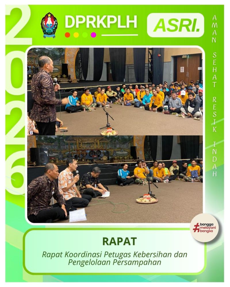 Pimpinan DPRKPLH Gelar Rapat Koordinasi Petugas Kebersihan Jelang Penilaian Adipura 2026