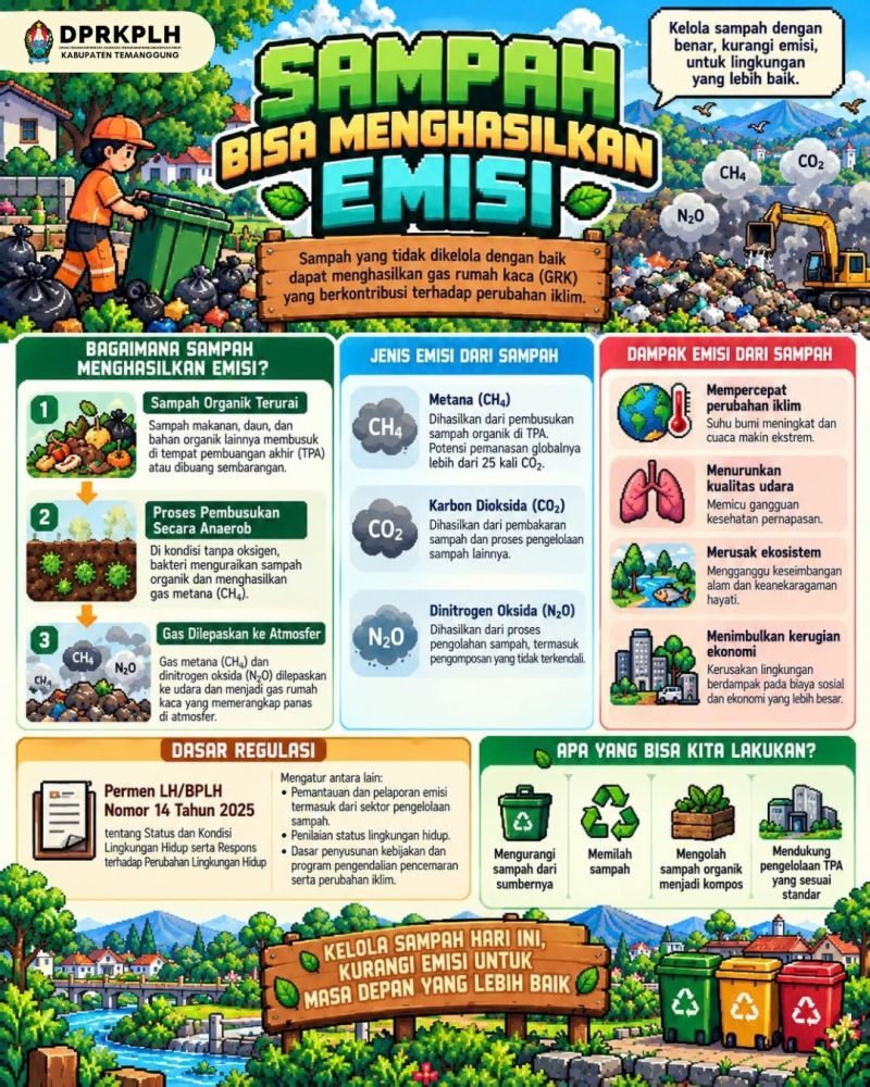 Kurangi Sampah, Tekan Emisi: Langkah Nyata Menjaga Kualitas Lingkungan Bumi