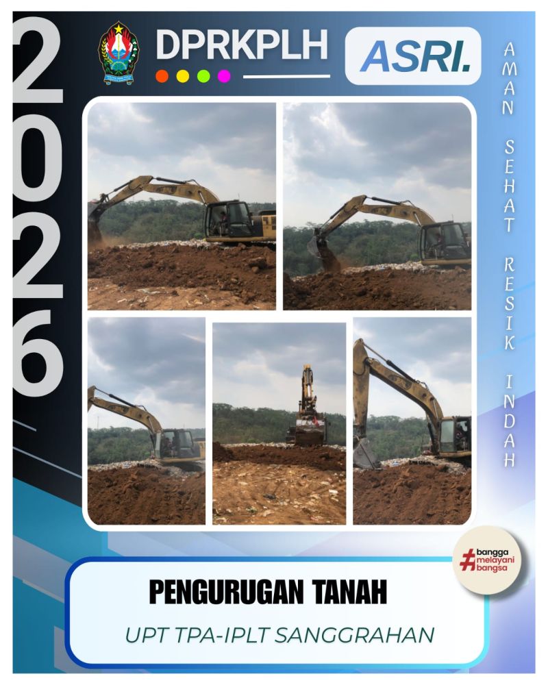 Tingkatkan Sistem Kelola Sampah, TPA Sanggrahan Laksanakan Penutupan Open Dumping Secara Bertahap