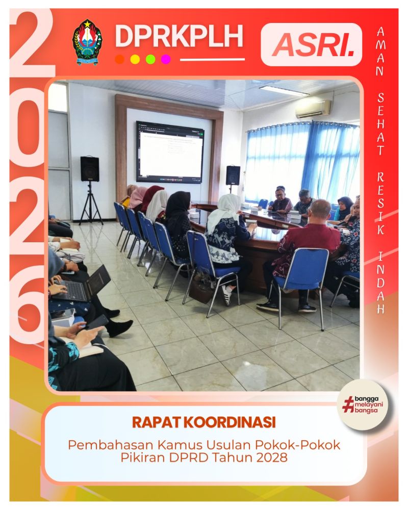 DPRKPLH Hadiri Rapat Koordinasi Pembahasan Usulan Kamus Pokir DPRD 2028