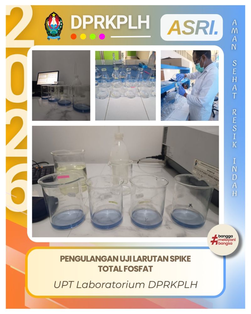 Terapkan SNI Terbaru, Laboratorium DPRKPLH Temanggung Lakukan Pengulangan Uji Larutan Spike Total Fosfat