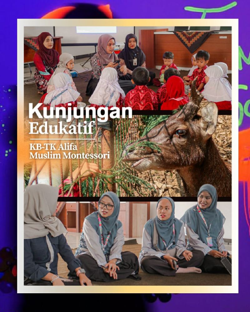 Kunjungan Edukatif KB&TK Alifa Muslim Montessori Temanggung di DPRKPLH Temanggung