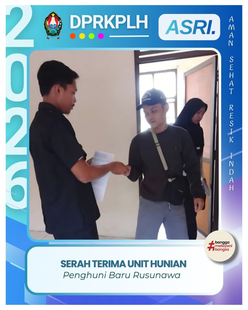 • Tertib Administrasi, Serah Terima Unit Rusunawa Parakan Kauman Diawali Checklist Fisik