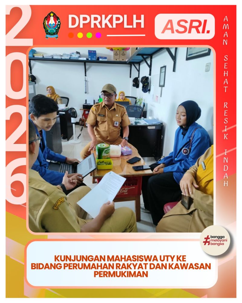 • Sinergi Akademis, Mahasiswa UTY Gali Informasi Penataan Kawasan Permukiman di DPRKPLH